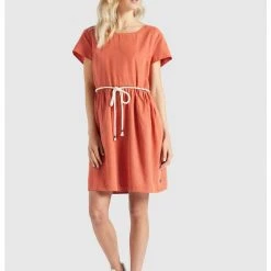 Billig 🌟 Khujo ASBA - Freizeitkleid - Terrakotta, Damen ❤️ -khujo Verkaufsladen 6eba74e45aa746efa5c216333a0a7356