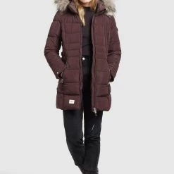 Coupon 🤩 Khujo AMARAY2 - Wintermantel - Weinrot, Damen 🌟 -khujo Verkaufsladen 6ec7fd55070543508b7593ee6184c242