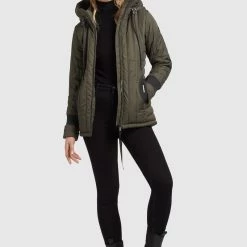 Top 10 ⌛ Khujo TWEETY PRIME5 - Übergangsjacke - Dunkeloliv, Damen 😉 -khujo Verkaufsladen 6f08fa7c5543442aab9ef9a5f8ec6b42