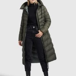 Bestpreis 🔥 Khujo INGRAM SHINE - Wintermantel - Dunkeloliv, Damen 🌟 -khujo Verkaufsladen 6fbd1aa51d184bf383e9200348fbb2e9
