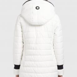 Blitzangebot ✔️ Khujo SHINE2 STRUCTURED - Wintermantel - Naturweiß, Damen 👏 -khujo Verkaufsladen 704cc17619384dfe843f44d8ae72b8ab