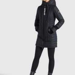 Budget 😍 Khujo JERRY PRIME5 SALTNPEPPER - Wintermantel - Schwarz-weiß Aop, Damen ⌛ -khujo Verkaufsladen 7174537bcec74be39a8051a987a5350a