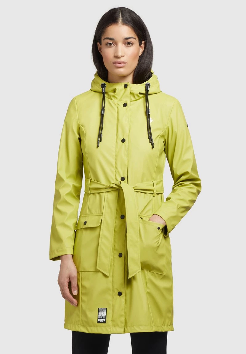 Budget ❤️ Khujo GLENNA - Regenjacke / Wasserabweisende Jacke - Giftgrün, Damen 🌟 1 Budget ❤️ Khujo GLENNA - Regenjacke / Wasserabweisende Jacke - Giftgrün, Damen 🌟