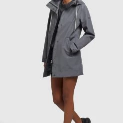 Bestes Angebot 🥰 Khujo ARTISA - Parka - Graublau, Damen 👏 -khujo Verkaufsladen 72b996fb6082467699ec66dbdaa65368