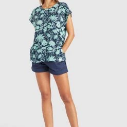 Besorgen 🔥 Khujo SAWYER - Bluse - Xc3 Lichen Sketch Floral App, Damen 🎁