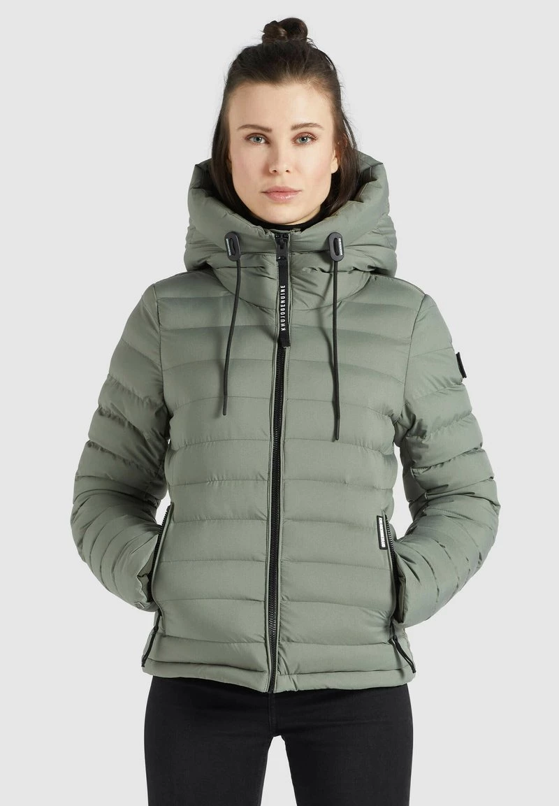 Billig 🎁 Khujo LOVINA MATT - Übergangsjacke - Graugrün, Damen 🔥 1 Billig 🎁 Khujo LOVINA MATT - Übergangsjacke - Graugrün, Damen 🔥