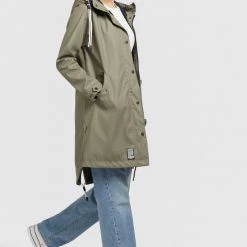 Besorgen 😀 Khujo ODELIE - Regenjacke / Wasserabweisende Jacke - Graugrün, Damen 🛒 -khujo Verkaufsladen 748d578d25524d3ebe92dd607428839c