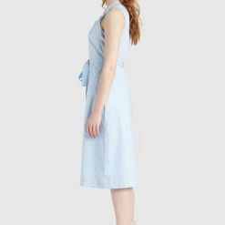 Bester Verkauf 😀 Khujo THERES - Blusenkleid - Hellblau, Damen 🎉 -khujo Verkaufsladen 74cb2d6c4bb6423ab179ee96cb8c8977