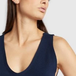 Budget 🎁 Khujo MACY - Top - Dark Blue, Damen 🎉 -khujo Verkaufsladen 74fd353a028a4a18b45025fd340ff5a2