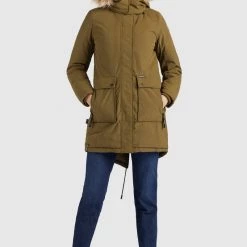 Blitzangebot 🥰 Khujo ATHENA - Parka - Oliv, Damen ⭐ -khujo Verkaufsladen 7520138ef6cc413181306c94bb39ee63