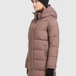 Auslauf 😉 Khujo WENCKE MATT - Wintermantel - Altrosa, Damen ⌛ -khujo Verkaufsladen 759d6acbcaf14589914756f9103b8978