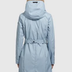 Coupon ✔️ Khujo GLENNA - Regenjacke / Wasserabweisende Jacke - Hellblau, Damen 🌟 -khujo Verkaufsladen 7658c142a0a140a28d642495786931d6
