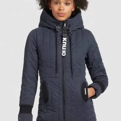 Bester Verkauf 👏 Khujo TWEETY PRIME5 PEACHED - Übergangsjacke - Dunkelblau, Damen 🌟