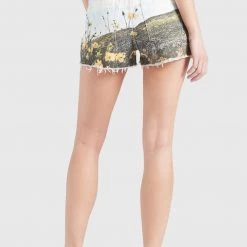 Schlussverkauf 😀 Khujo ANOUK - 👖 Jeans Shorts - Blau Weiß Gemustert, Damen 🛒 -khujo Verkaufsladen 77f8045b2efc41baa3c20de6aa4954a8