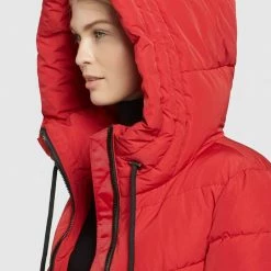 Neu ⭐ Khujo AYLEENA - Wintermantel - Rot, Damen 🎁 -khujo Verkaufsladen 780dfecda1ec46bca75a109f850bc8ac