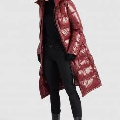 Bestpreis 🎁 Khujo CORINNA - Wintermantel - Weinrot Glänzend, Damen 🎉 -khujo Verkaufsladen 7823b65b8b3f42f398c80d3482bd29c9