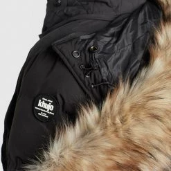 Auslauf ✨ Khujo AMARAY - Wintermantel - Schwarz, Damen 🎉 -khujo Verkaufsladen 792d8043fc30469c8a397887ab714a43