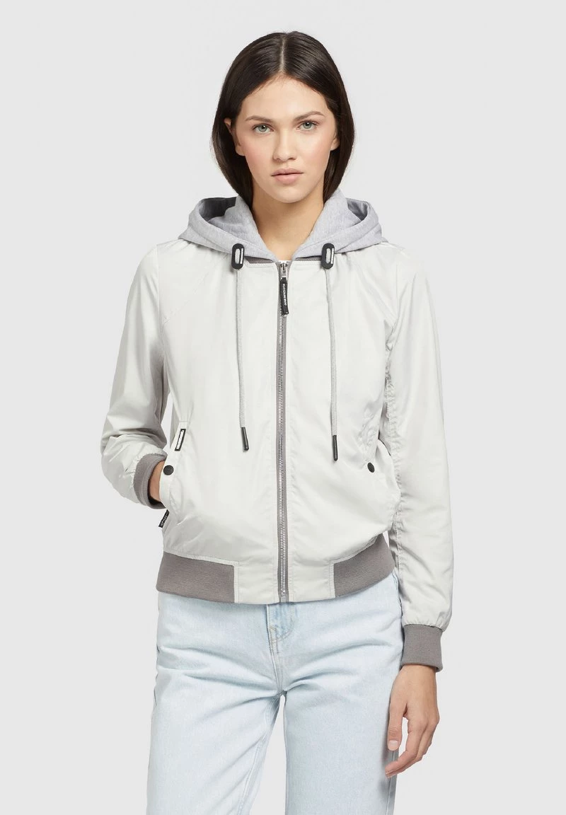 Am billigsten ❤️ Khujo PERSEE - Leichte Jacke - Hellgrau, Damen ⭐ 1 Am billigsten ❤️ Khujo PERSEE - Leichte Jacke - Hellgrau, Damen ⭐
