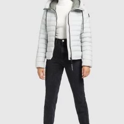 Top 10 😉 Khujo LOVINA2 SHINE - Leichte Jacke - Hellgrau, Damen 👍 -khujo Verkaufsladen 79e245f2dae941d1a7fb94f6e8d8635d