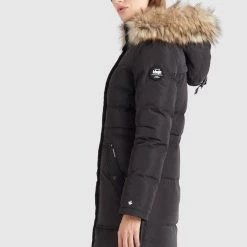 Auslauf ⌛ Khujo MELINDRA2 - Wintermantel - Schwarz, Damen 🛒 -khujo Verkaufsladen 7a26ed8cbd0a4ab287255903f3994b61