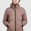 Auslauf ⌛ Khujo BLONDIE MATT - Winterjacke - Altrosa, Damen 🔔