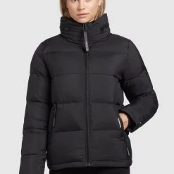 Brandneu 🤩 Khujo BLONDIE - Winterjacke - Schwarz, Damen ⌛ -khujo Verkaufsladen 7b2e175c4e944584bd026626b96b3541