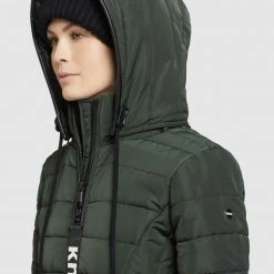 Bestes Angebot 👏 Khujo SHINE2 LIGHT - Wintermantel - Dunkelgrün, Damen 🛒 -khujo Verkaufsladen 7bd2311c6b2749a3bb5d62731a646112
