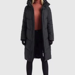 Billig ❤️ Khujo TORINO - Wintermantel - Schwarz, Damen 🎁 -khujo Verkaufsladen 7c38c4253ec844aa906fe123784e7dbd