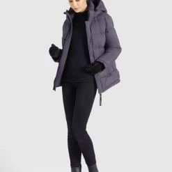 Aktion 💯 Khujo GERDA MATT - Winterjacke - Grau, Damen ❤️ -khujo Verkaufsladen 7c402ec047ee4806b0263f70fa5fc0ba