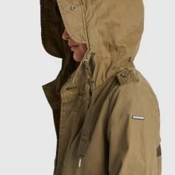 Bestes Angebot 🧨 Khujo BANELE - Parka - Khaki, Damen 🥰 -khujo Verkaufsladen 7ded721b7d524cbd8f565e5f5aac60b8