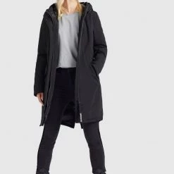 Budget 🌟 Khujo CHARLYN - Wintermantel - Schwarz, Damen 🤩 -khujo Verkaufsladen 7e97ce29f1164090bd767e29dd0f1d05