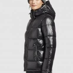 Coupon 👏 Khujo GERDA SHINY - Wintermantel - Schwarz, Damen 🛒 -khujo Verkaufsladen 7ef3732f8b944888a790a16ba4f3c50f