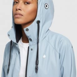 Billig ✔️ Khujo ODELIE - Regenjacke / Wasserabweisende Jacke - Hellblau, Damen ⭐ -khujo Verkaufsladen 7f073d724c7f4eaeaf5c08b369581bb1