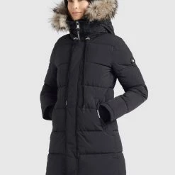 Top 10 🔥 Khujo MANTEL JARVANA - Wintermantel - Schwarz, Damen 🎉 -khujo Verkaufsladen 7f79f58635d549ea9d6c43bfa74b3373