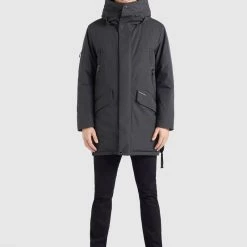 Budget 💯 Khujo DANCER - Wintermantel - Dunkelgrau, Herren 😀 -khujo Verkaufsladen 7fa663f30e394c12b76bfb25e1780236