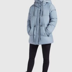 Am billigsten 😍 Khujo LEVIANI - Wintermantel - Hellblau, Damen 👏 -khujo Verkaufsladen 8071cd9c6fad44b2a766e37cab8009a7