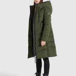 Brandneu 😍 Khujo AYLEENA2 - Wintermantel - Dunkeloliv, Damen ❤️ -khujo Verkaufsladen 80eaee76ccb14f089e78c02430904e0c