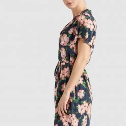 Beste Bewertungen von 🔔 Khujo ELIZAVETA - Blusenkleid - Xb8 Rose Hawaiian Floral Aop, Damen ✨ -khujo Verkaufsladen 82ee8ee3d65148e7a17edb69e494428a