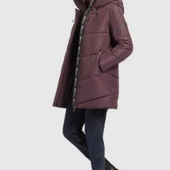 Bestes Angebot 👍 Khujo JORDIS - Wintermantel - Weinrot, Damen 🛒 -khujo Verkaufsladen 839539818bc54b6e9f60faf3a9297b50