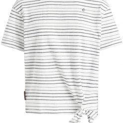 Top 10 💯 Khujo AURELIA - T-Shirt Print - Weiß Schwarz Gestreift, Damen 🔥 -khujo Verkaufsladen 84d4ccb4d90148d69834967f63c56983