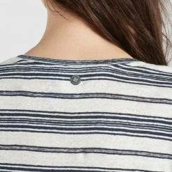 Budget 🔥 Khujo PERGOLA - T-Shirt Basic - Naturweiß-dunkelblau Gestreift, Damen 🎁 -khujo Verkaufsladen 87cc4bc623c8478babe83db668c92211