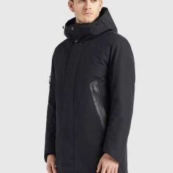 Besorgen 🎉 Khujo RACE - Wintermantel - Schwarz, Herren 👏 -khujo Verkaufsladen 87d6584e2bd948578f096eaa53e85e06