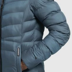 Budget 😀 Khujo INGRAM SHINE - Wintermantel - Blaugrau, Damen 🔥 -khujo Verkaufsladen 89195e6dabd5479b8506986ea1561004