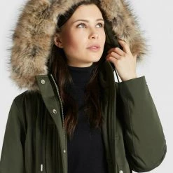 Blitzangebot 🎉 Khujo HARUNA - Wintermantel - Dunkeloliv, Damen 👏 -khujo Verkaufsladen 89f356707d9f40948cdc69ab2abdb181