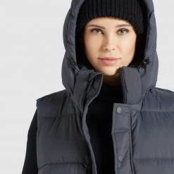 Schlussverkauf 😀 Khujo MARGARIDA MATT - Weste - Grau, Damen 💯 -khujo Verkaufsladen 8a4d8b3d288d4bbcb0513013b541a2dd