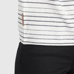 Top 10 💯 Khujo AURELIA - T-Shirt Print - Weiß Schwarz Gestreift, Damen 🔥 -khujo Verkaufsladen 8a7a93e80ee84f41ae867b51b578ef27