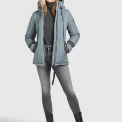 Auslauf 😀 Khujo TWEETY PRIME5 - Übergangsjacke - Blaugrau, Damen 😍 -khujo Verkaufsladen 8bb8492f611e4719a1201f6a760715b0