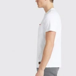 Budget 🎁 Khujo DESTIN SOLID - T-Shirt Basic - Weiß, Herren ⭐ -khujo Verkaufsladen 8be0e23dd35e46fdb59b9375dca2eb76