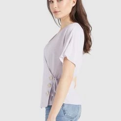 Brandneu 😉 Khujo GIOVANNA - Bluse - Flieder-weiß Gepunktet, Damen 😉 -khujo Verkaufsladen 8e1fae6969eb49d1be44de7c77456d58