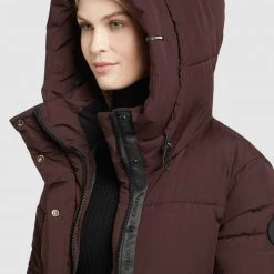 Billig ✨ Khujo DAKOTA - Wintermantel - Weinrot, Damen ❤️ -khujo Verkaufsladen 8e845d186c5946b68050178b8ba00332